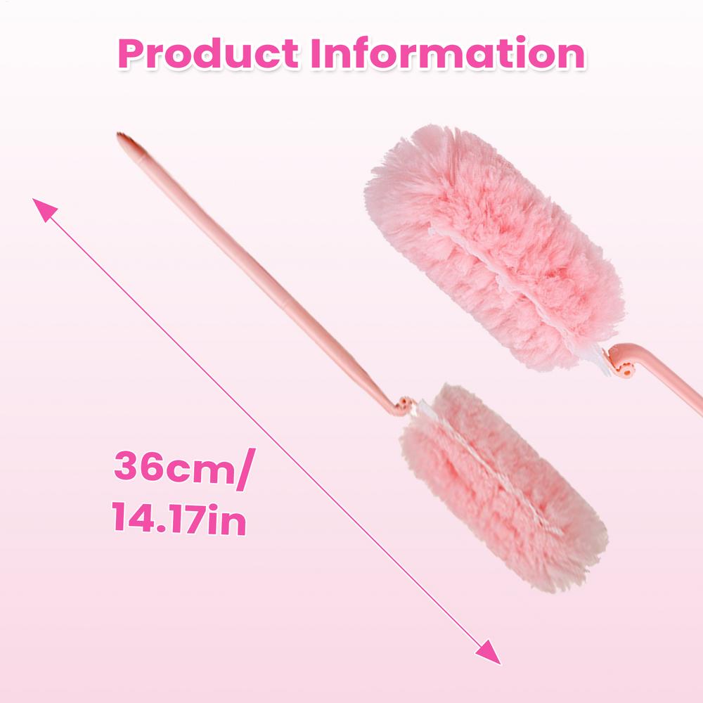 Small Duster Foldable House Duster Dusting Tools Adjustable Head Handheld Cleaning Tools For Furniture Keyboard Bed Car Home