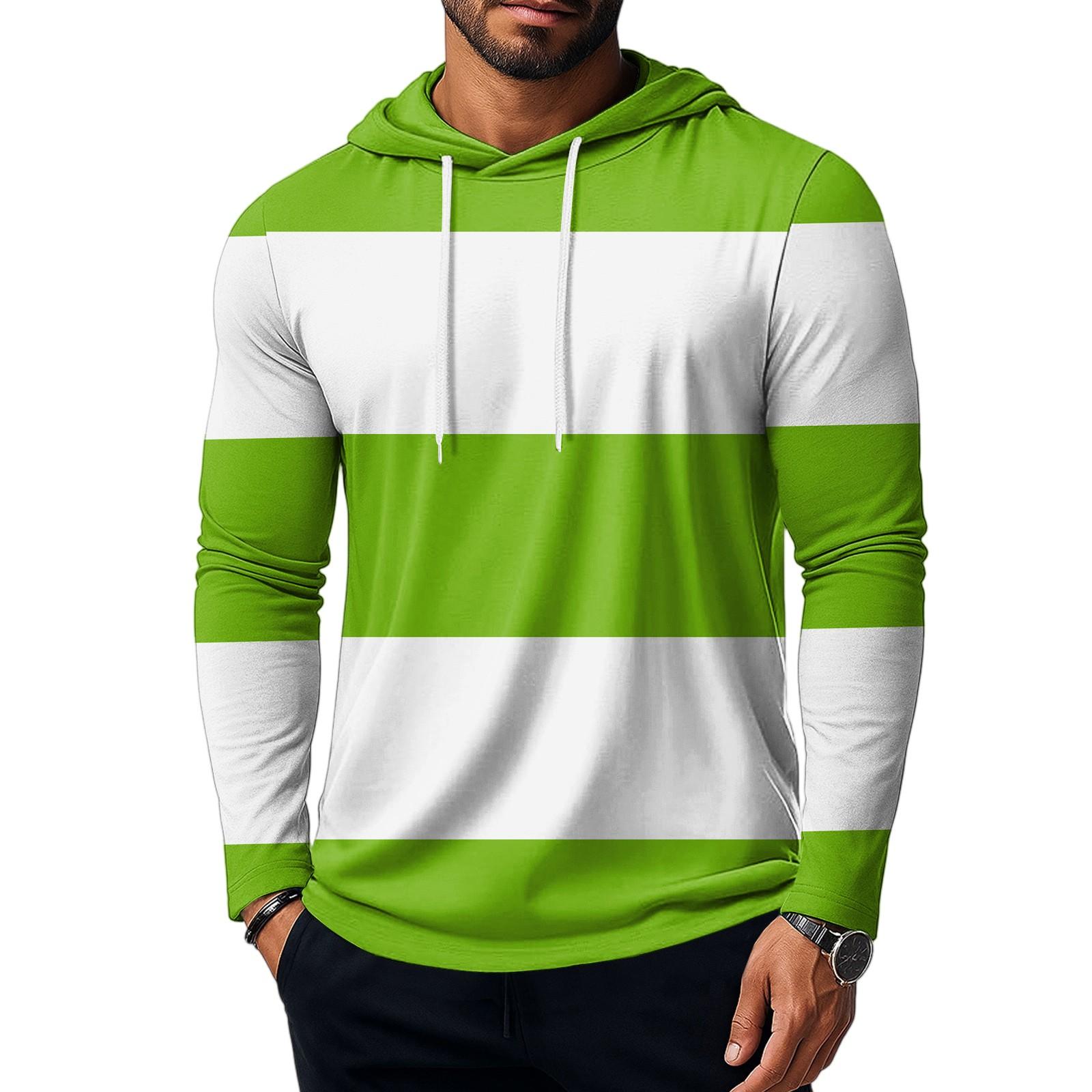 

Мужская толстовка с коротким рукавом, хлопковая толстовка с капюшоном, легкая толстовка, худи, пуловер XL зелёный