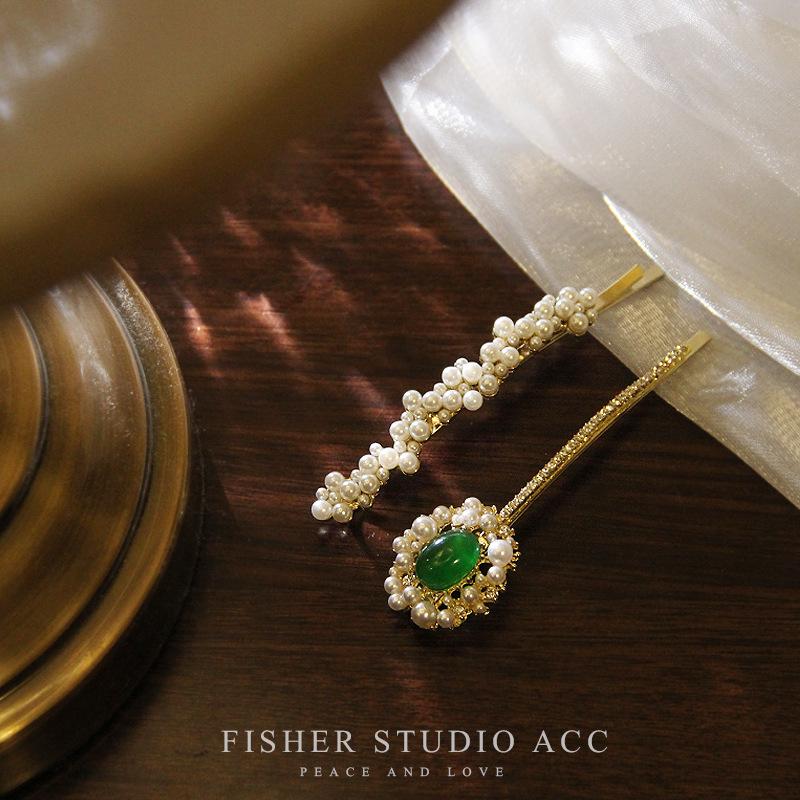 Korean Fashion Flower Opal Pearl Hairpins Gifts Women Girls Hair Clips Pins Barrettes Accessories Hairclip Hairgrips Headdress