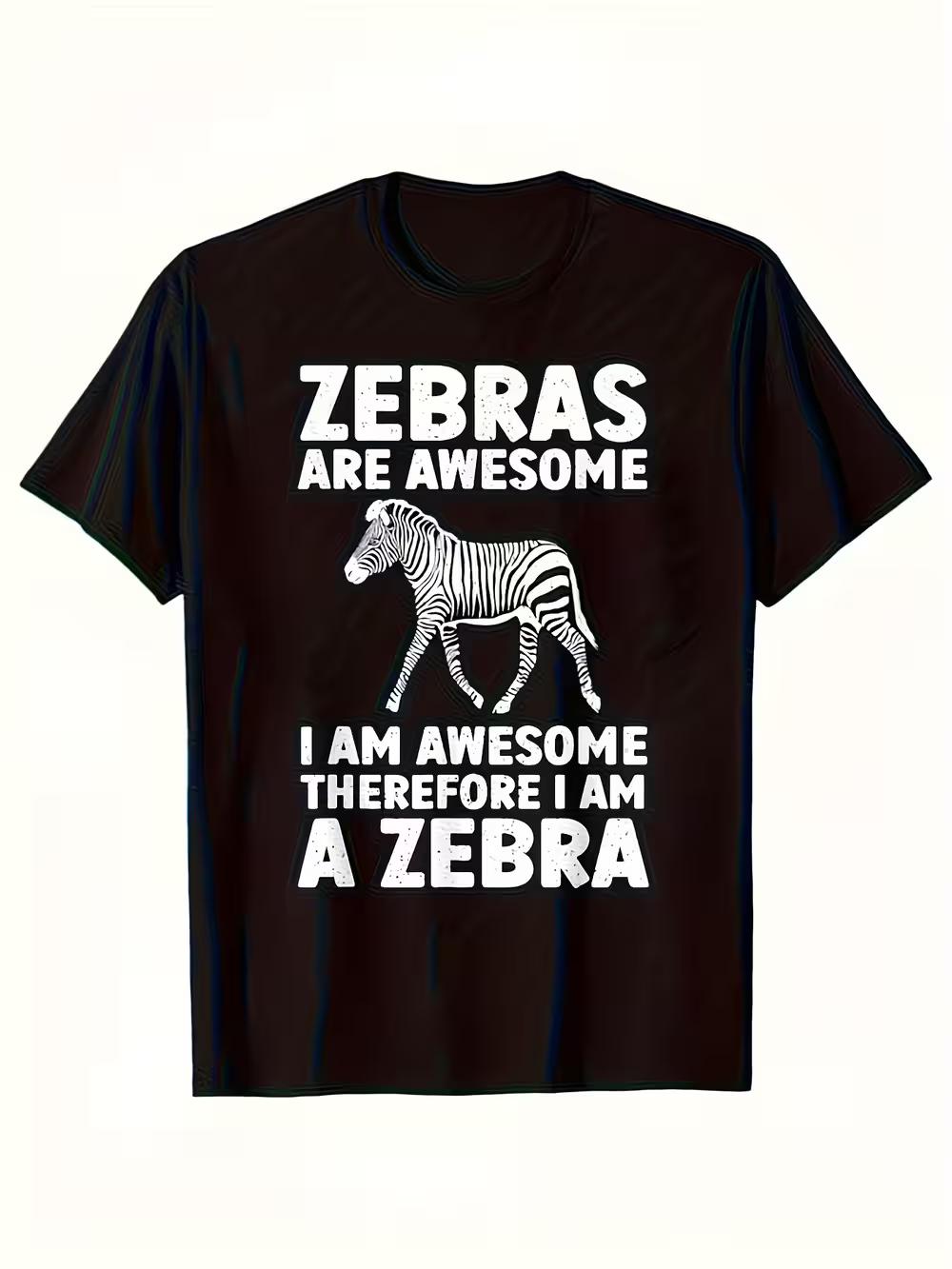Zebra Print Men s T-shirt S