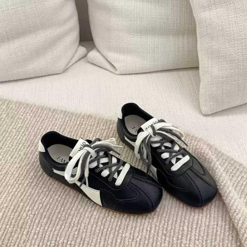 

New Breathable Height-increasing Square Toe Sporty Lace-up Casual Dad Shoes 35 чорний