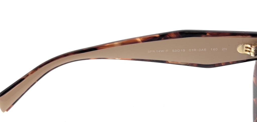 PRADA Prada Sunglasses for Women PR14WSF 01R0A6 Size 53 SIGNATURE Made In Italy Fox
