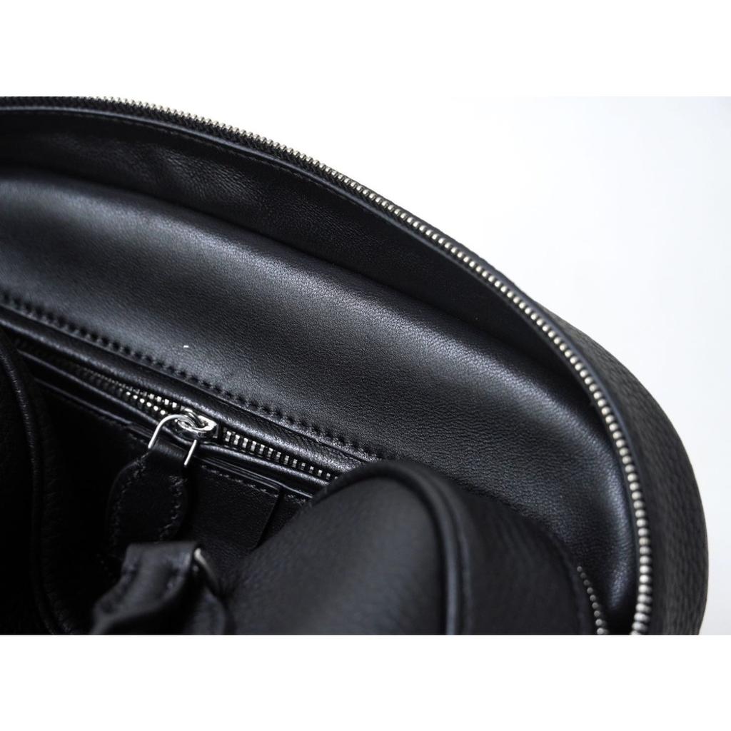 New First-layer Cowhide Bowling Bag Large-capacity BD Bag Leather Niche Design Shoulder Messenger Bag
