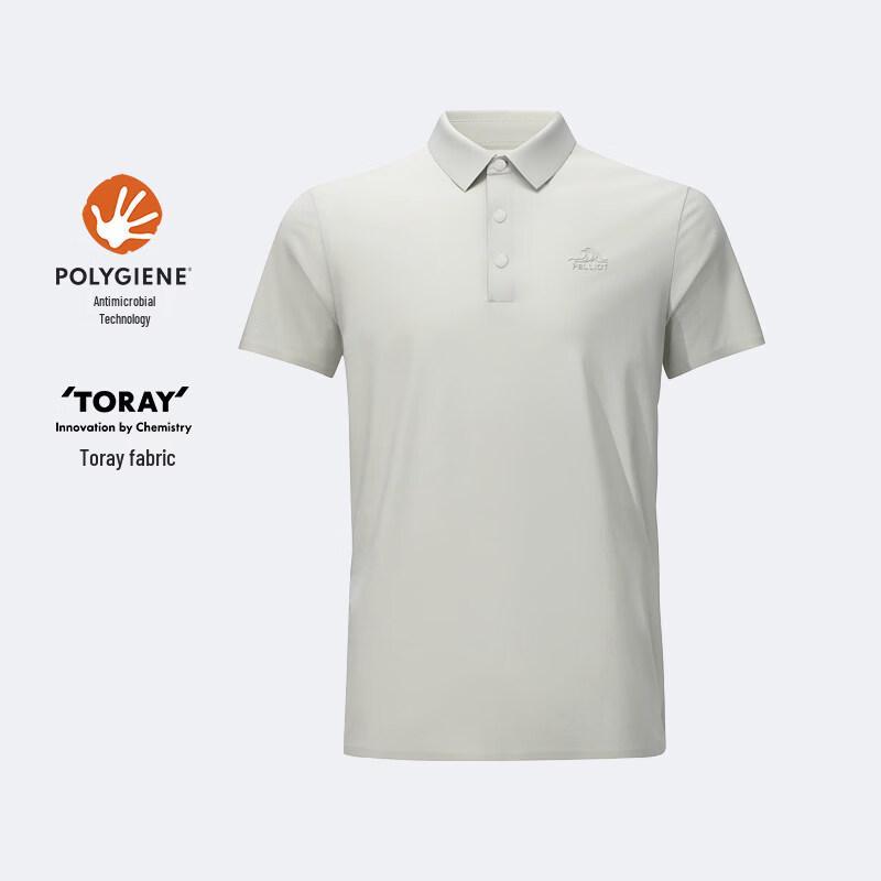 PELLIOT Men's Outdoor Quick-Dry Short Sleeve Polo