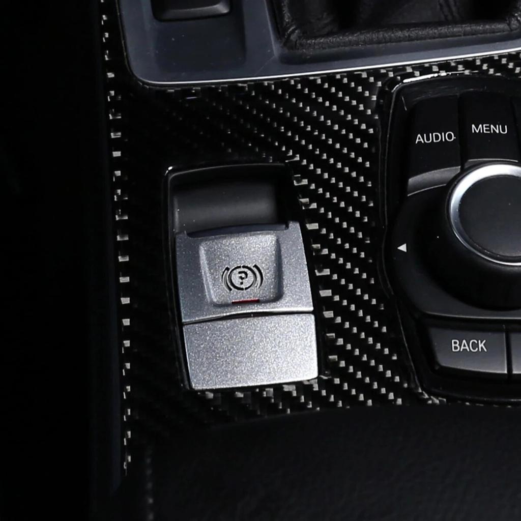 Car Electronic Handbrake Switch Sequin Stickers Fit For BMW 1 Series X1 X2 Car Interior Modification Accessories