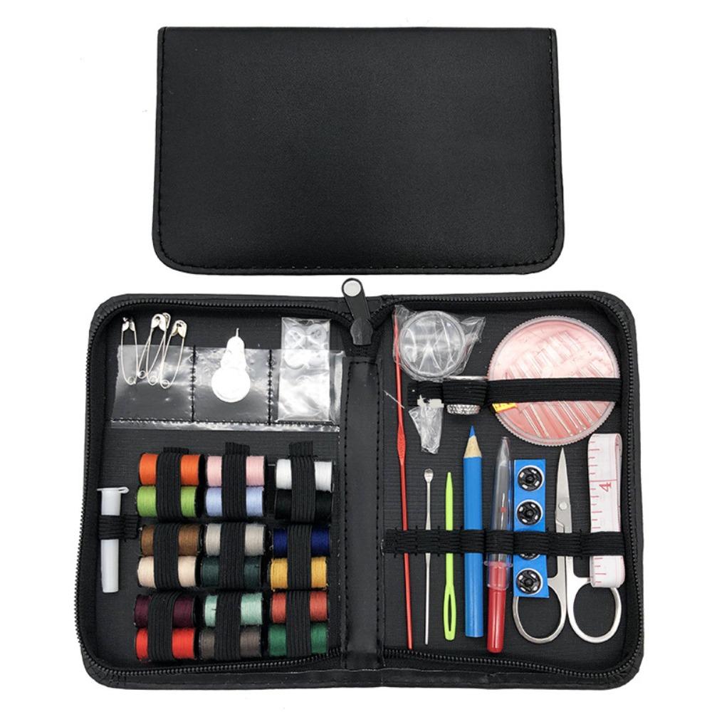 Set Kit Cucito Casa Viaggio Fai da Te Strumenti Cucito Portatili Scatola Cucito Multifunzione per Casa