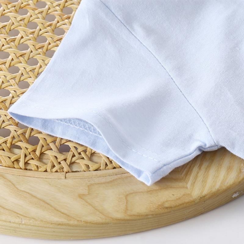 2Pcs/Set Summer Cartoon Short Sleeves Tops Shorts Outfit Set Cotton Newborn Children's Pajamas Toddler Boys Girls Baby Kids Clothes