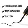Boobeen Black Liquid Waterproof Eyeliner Pen with Precision Brush Creates Eyeliner Makeup and Goes on Smoothly Eyeliner, Tip, Long-Lasting