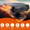 12V 200W Araç Isıtıcı Taşınabilir Ön Cam Fanı Araç Buğu Çözücü ve Buz Çözücü 2'si 1 Arada Hızlı Isıtma/Soğutma Otomobil Buğu Giderici