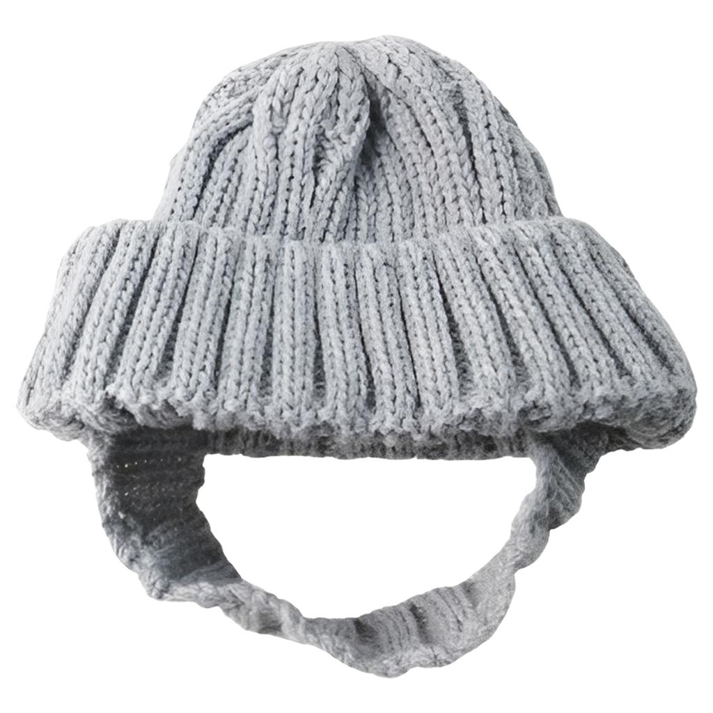 Winter Warmer Dog Hat with Ear Holes Puppy Beanie Cap Elastic Ear-Exposing Headgear Christmas Pet Thermal Accessories