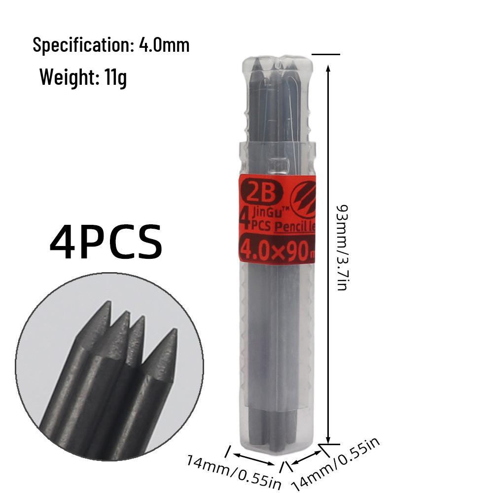 5.6mm Metal Barrel Mechanical Pencil for Art, Drawing, Sketching, and Engineering