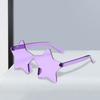 3 Star Trendy Sun Sunglasses Lightweight Pairs Frameless Glasses Fun Star Glasses