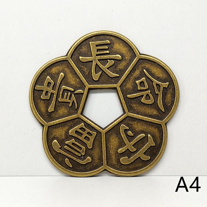 

Feng Shui Lucky Coins Pendant Career Long Life Wealth Guarantee Coin Car Hanging Decoration Home Decor Ornament Collection Gift A4