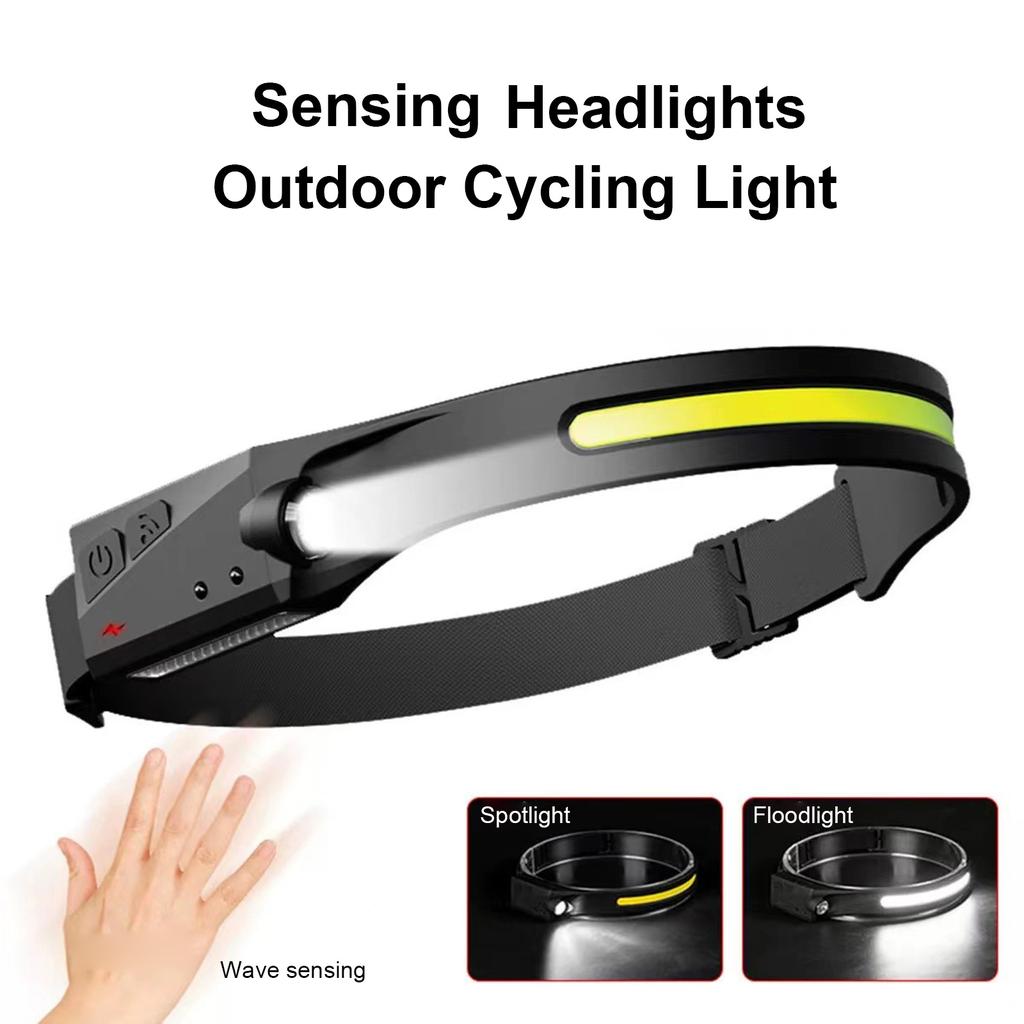 Sensing Headlights Outdoor Cycling Light Night Running Light LED Strong Light Head Lamp Fishing