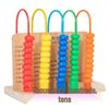 Montessori Five-Tier Abacus: Three-Digit Frame for Early Education Math Teaching - Grades 1 & 2