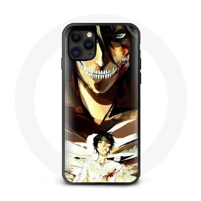 Maniacase Hoesje voor Iphone 13 Mini Eren Yeager Attack on Titan Anime -