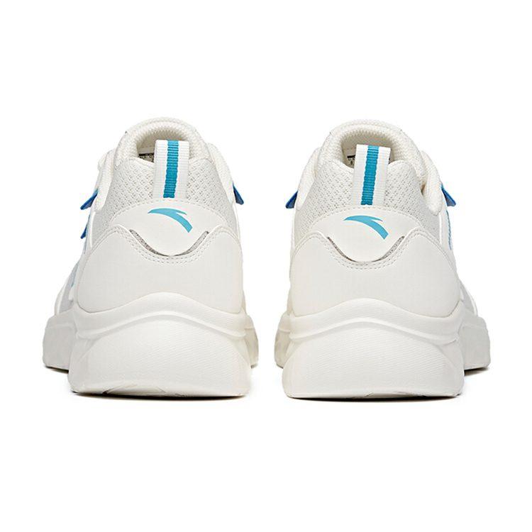 Anta Comfortable Cushioning Slip Resistant Abrasion Resistant Breathable Low top Running Shoes Men's White Blue 912125527-5