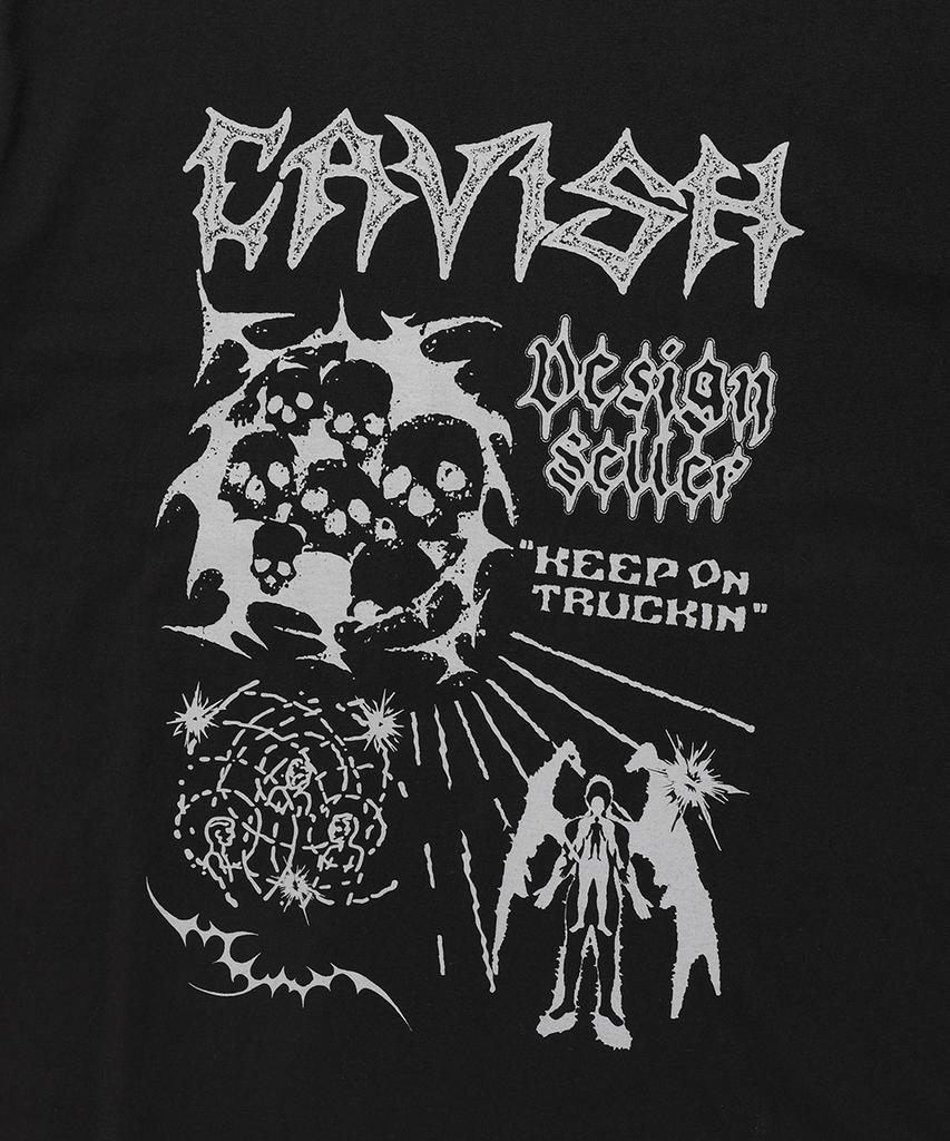 CAVISH Truckin Ss Tee Black(Cv2Fmut501A)