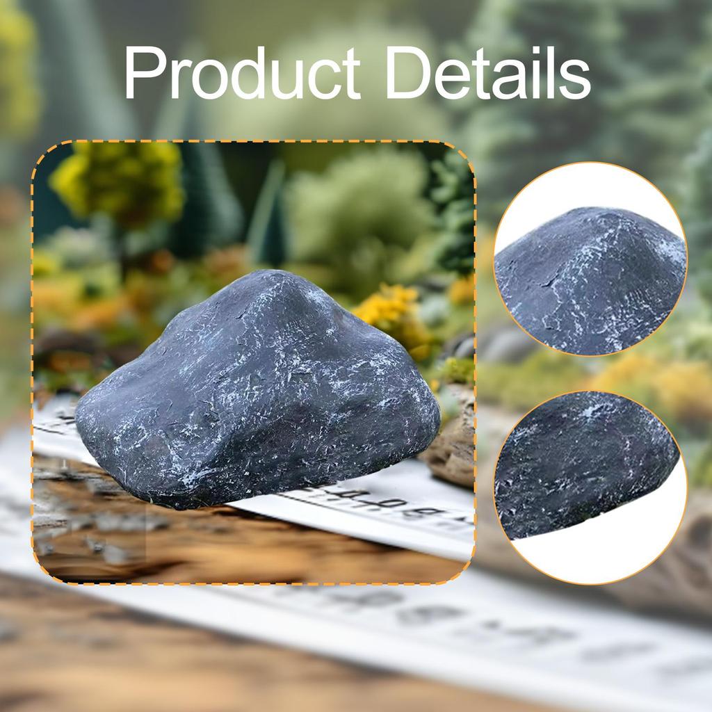 Landscape Rock Faux Stone Sculpture Fake Rock Landscaping Decor for Garden Photo Prop