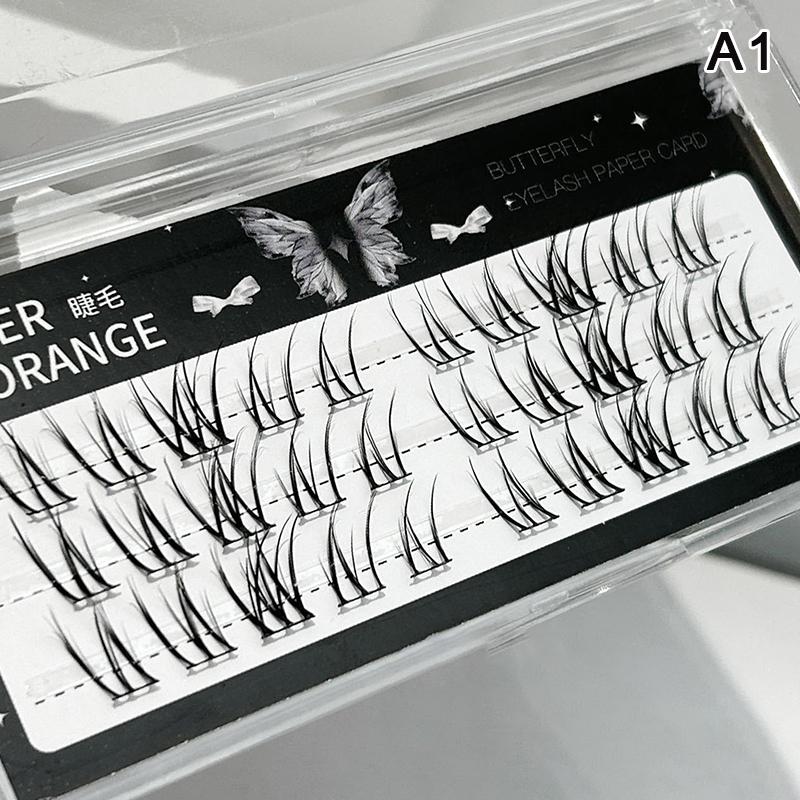 Thai Style False Eyelashes Segmented Natural Eyes Makeup No Need Glue False Eyelashes Self-Adhesive Cluster Diy Lashes Extension 30 clusters