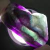 stone Natural mineral fluorite crystal rough 58x41x36mm [N2 Natural] / (11 "one-of-a-kind" stone approx. 129g, Origin China)