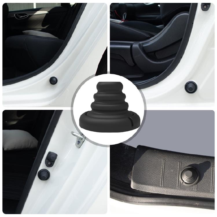 Set aus 4 Silikon-Türpuffern, Türstopper-Puffer-Set, bietet einfache Installation & zuverlässigen Schutz für gefährdete Bereiche