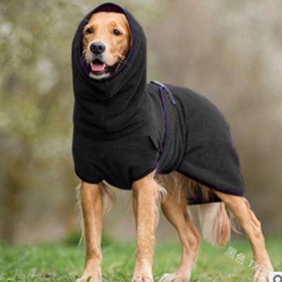 Obecný zimní kabát pro psy pro vipeta, greyhounda útulný fleecový svetr, bundu Lurcher a oblečení s teplou podšívkou, nastavitelný pásek M