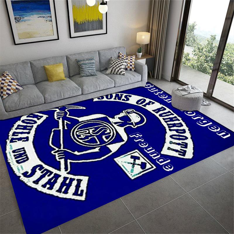 2025 New FC Schalke 04 Carpet Rug for Living Room Bedroom Home Sofa Decoration,Kids play Non-slip Floor Mat49