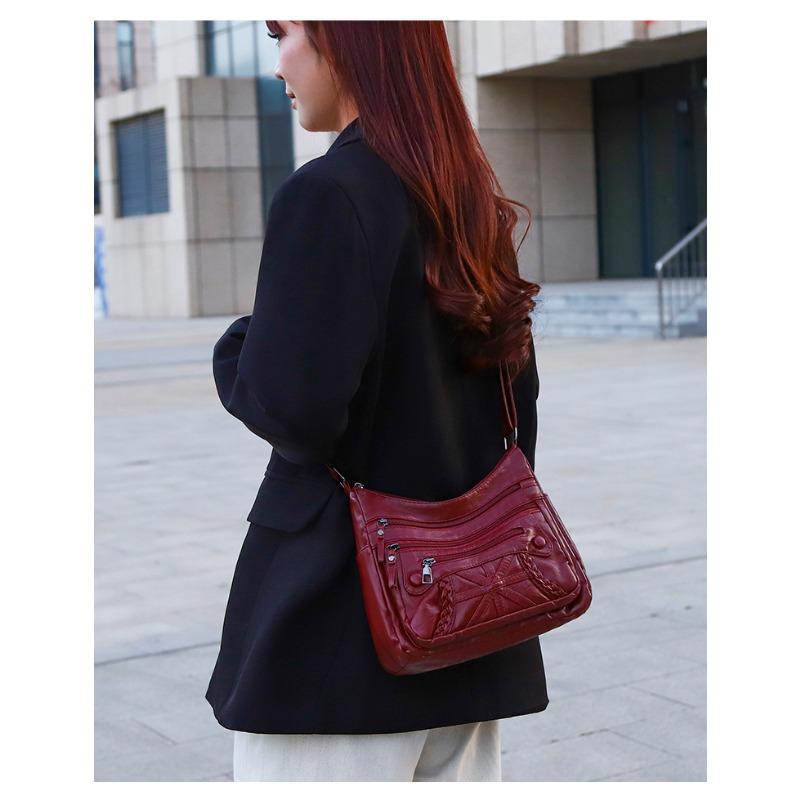 Casual Versatile Multi Pocket Single Shoulder Diagonal Cross Bag