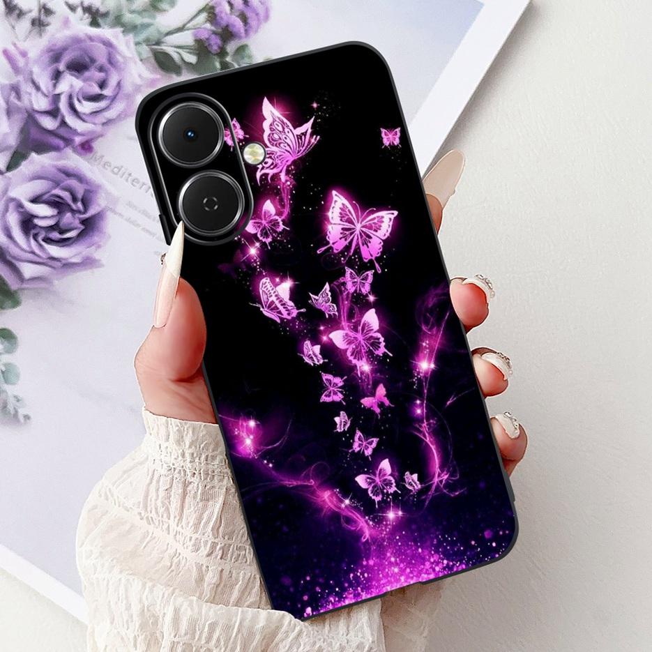 For Tecno Spark GO 2 Case LJ7 Popular Painted Cover 6.67'' Soft Silicone Phone Case For Tecno Spark Go2 SparkGo2 Back Cover Bags