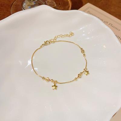 Transfer Bead Star Gold Bracelet Female Design Cold Wind Bracelet Temperament Bracelet
