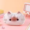 Funny French Bread Cat Pencil Case Kawaii Plush Pen Bag for Students Creative Novelty Desk Stationery Pouch Organizer