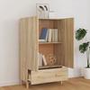 *NEW Enfilade Commode intérieure - Buffet haut Chêne sonoma 70x31x115 cm Classique - Bois d'ingénierie CL80543