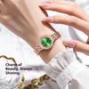 OPK Watch Small Green Watch Waterproof Diamond-encrusted Quartz Watch Women's Watch