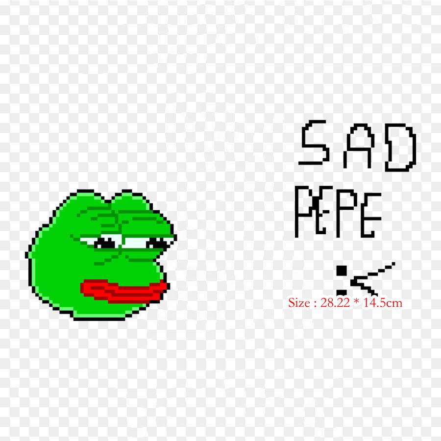 

Виниловые нашивки с мультяшным Пепе, термопереносная печать, наклейки для одежды, аппликации «сделай сам», моющиеся нашивки