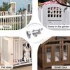1Pcs Airplane Rebound Pin Door Bolt Latch Automatic Door Spring Bounce Lock Security Pull Ring Anti-Theft Self Closing Latch