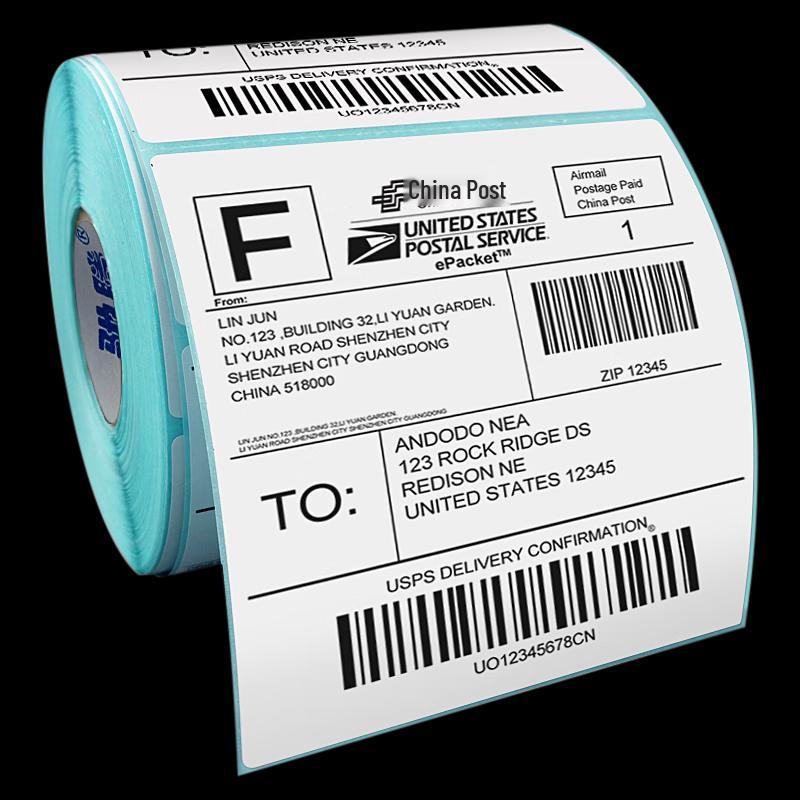 SINRIOCODE 5-Proof Thermal Synthetic Label Paper 60mm x 40mm (800 Sheets)