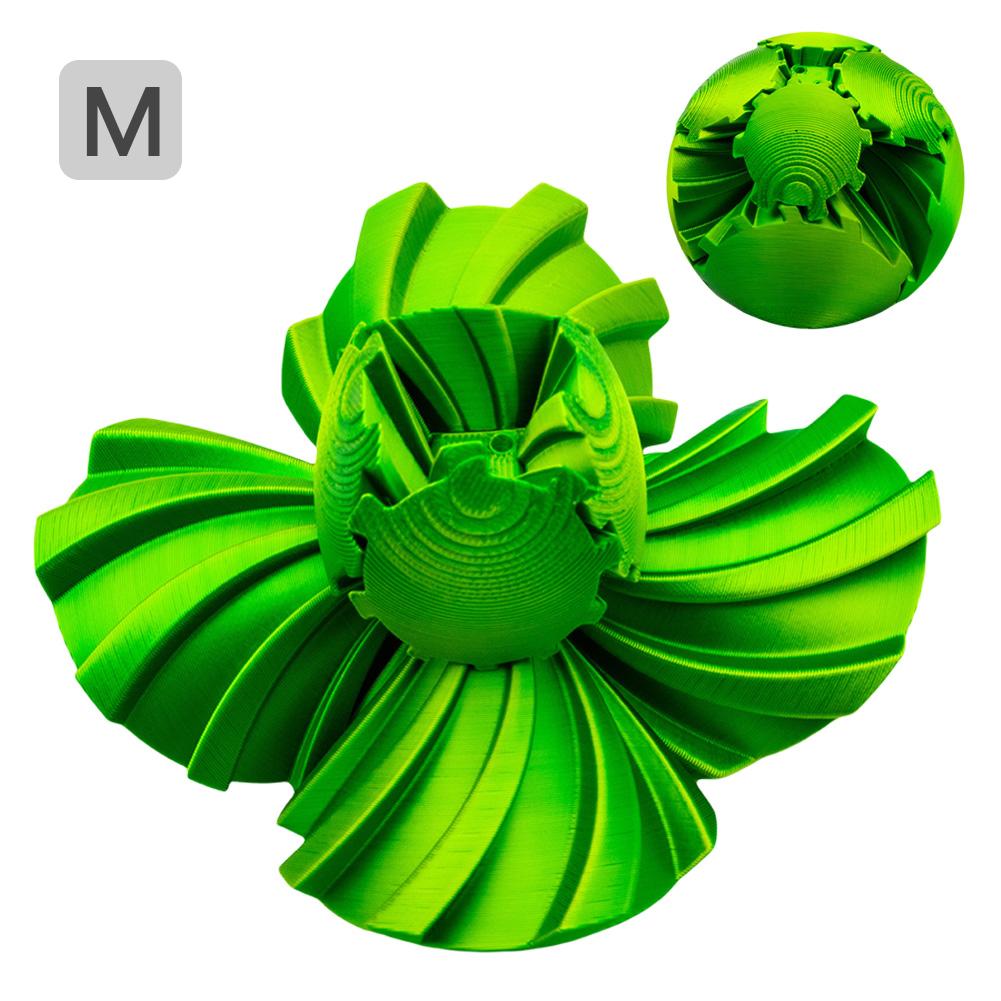3D Printed Gear Ball Rotating Toy 3D Printed Rotating Gear Ball Desktop Innovative Decorative Model Gift for Kids and Adults