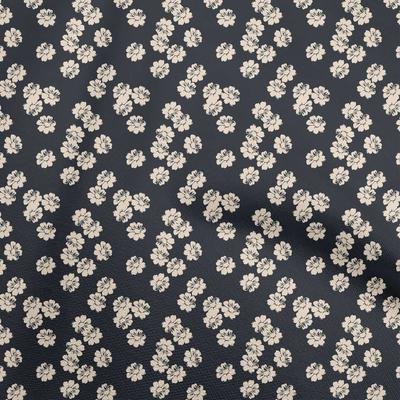 Georgette Viscose Black Fabric Florals Quilting Supplies Print Sewing Fabric By The Yard 42 Inch