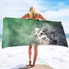 Microfiber Beach Towel Skull Beach Towel Blanket,Sand Proof Swimming Bath Pool Towel for Travel Camping Yoga Sport,Oversized