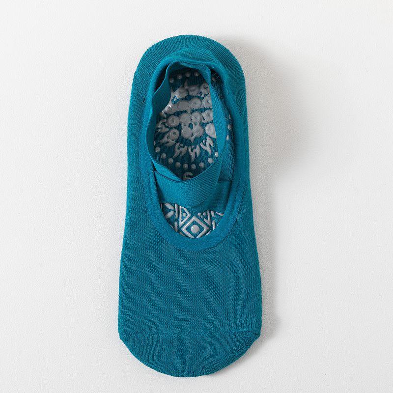 Thickened Looped Bottom Yoga Socks, Women's Cross-tied Socks, Yoga Socks for Beginners, Anti-slip and Anti-glue Dance Socks
