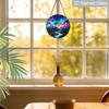 1pc 2D Flat Landscape Stained Glass Suncatcher, 6.3/7.87 Inch Starry Night Mountain Stained Glass Suncatcher, Home Decor, Garden Windocw Decor
