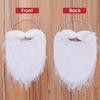 20PCS Funny Big Santa Beard Costume Fake White Beard Christmas Santa Claus Cosplay Accessories for Kids Adults Xmas Party Supply