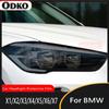 For BMW X1 F48 X2 F39 X3 F25 G01 X4 G02 X5 F15 X6 F16 X7 Car Headlight Smoked Black Protective Film Self Healing TPU Sticker