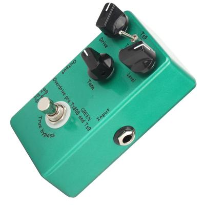 Tube Screamer Overdrive Guitar Effect LED Metal Portable Musical Instrument Accessory SCREAMER Pedal, Green, (TUBE Mani)