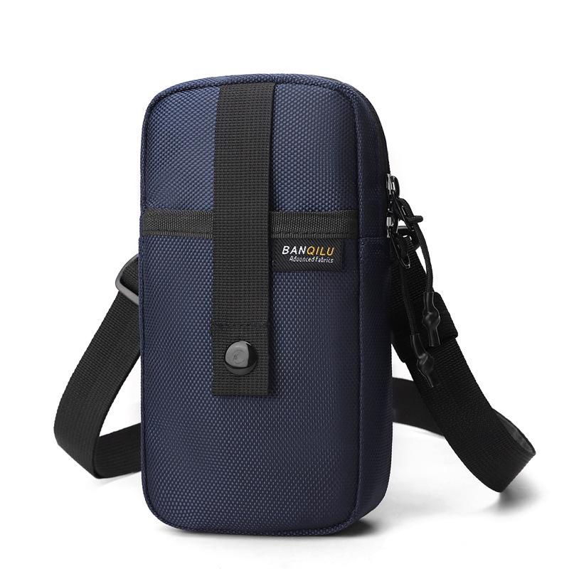 Outdoor Sports Mobile Phone Key Small Bag Men's New Multi-pocket Single Shoulder Crossbody Convenient Mini Vertical Small Backpack