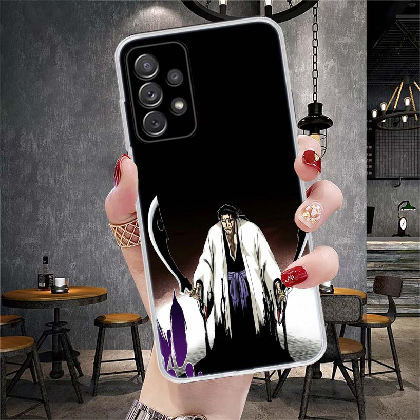 Bleach Kyoraku Shunsui Soft Phone Case For Samsung Galaxy A13 A14 A15 A16 A17 A53 A54 A55 A56 A57 A33 A34 A35 A36 A37 A23 A24 A2