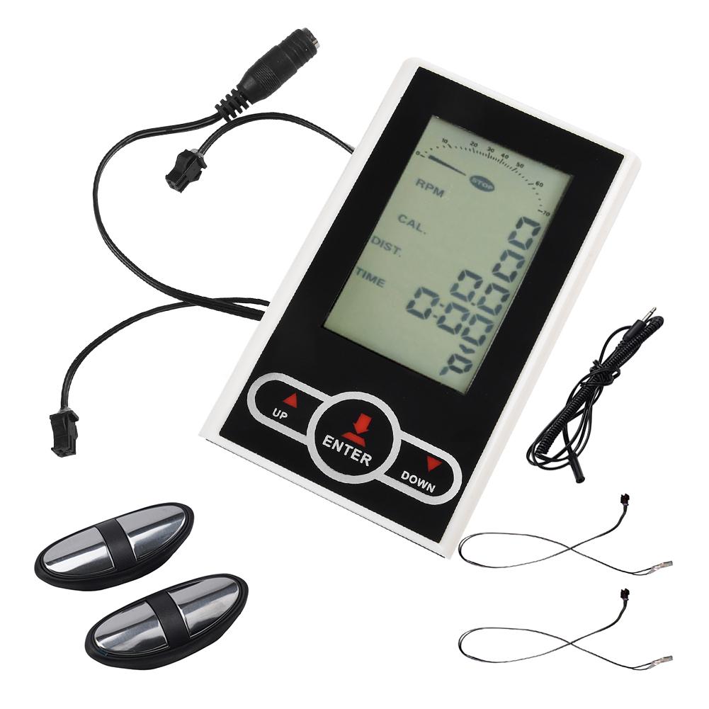 1PC Exercise Bike Monitor Speedometer Stationary Bike Elliptical Trainer Display For Exercise Bikes Elliptical Machines белый