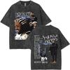 Washed Vintage Rapper Drake for All The Dogs Tshirt Men Women Hip Hop Fashion Pop Music T Shirt  Cotton Short Sleeve Tshirt