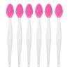 Silicone Lip Scrub Brush Double Sided Lip Exfoliator for Lightening Dark Lips Facial Cleaning Tool for Dry Skin Chapped Lips